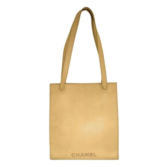 CHANEL Black Leather Shoulder Bag - Picture 1 of 8